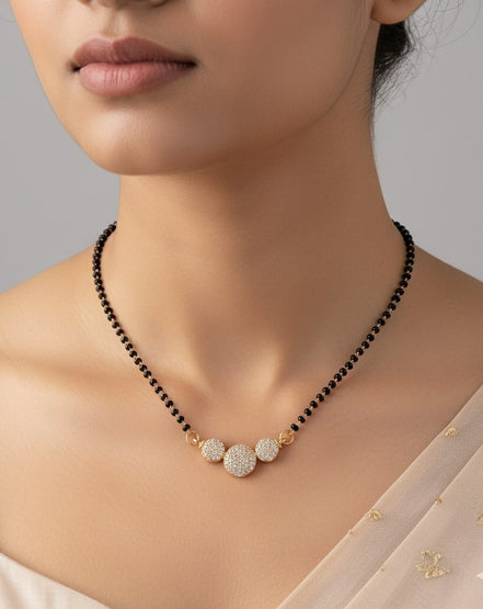 Golden Epoch Mangalsutra - Opal Touch