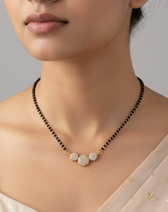 Golden Epoch Mangalsutra - Opal Touch