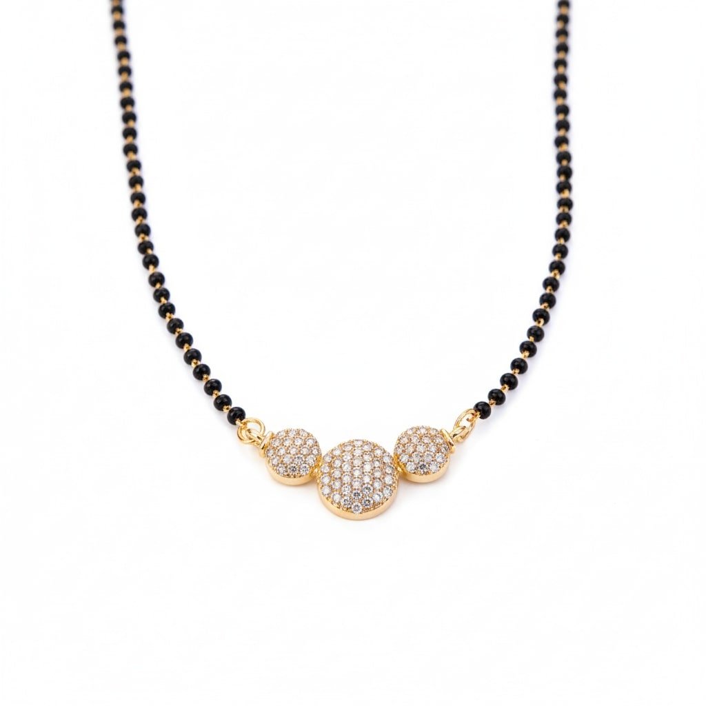Golden Epoch Mangalsutra - Opal Touch
