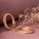 Opal Touch - Golden Glamour Bangles (Pack of 6) - Bangles
