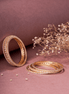 Opal Touch - Golden Glamour Bangles (Pack of 6) - Bangles
