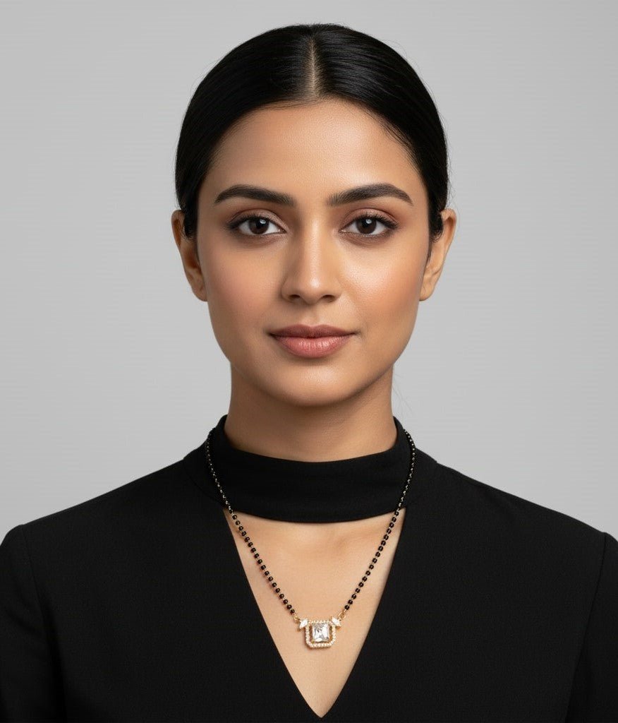 Golden Glow Mangalsutra - Opal Touch