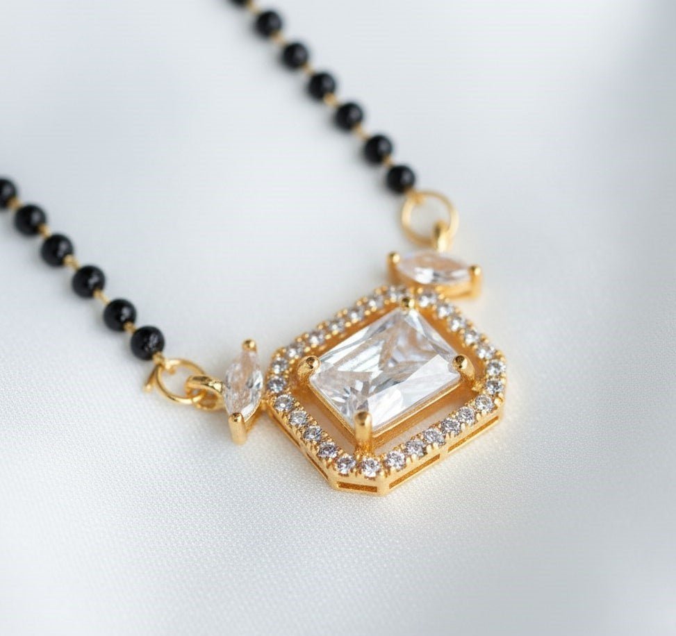 Golden Glow Mangalsutra - Opal Touch