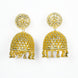 Golden Grace Jhumka - Opal Touch