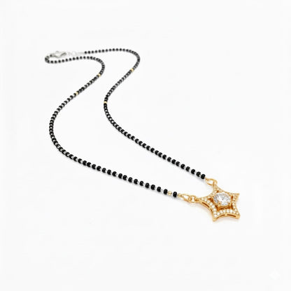 Golden Meadows Mangalsutra - Opal Touch