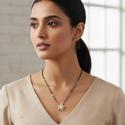 Golden Meadows Mangalsutra - Opal Touch