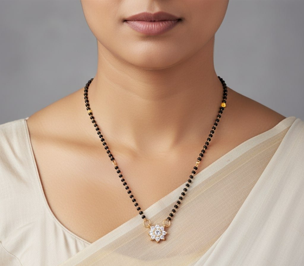 Golden Radiance Mangalsutra - Opal Touch