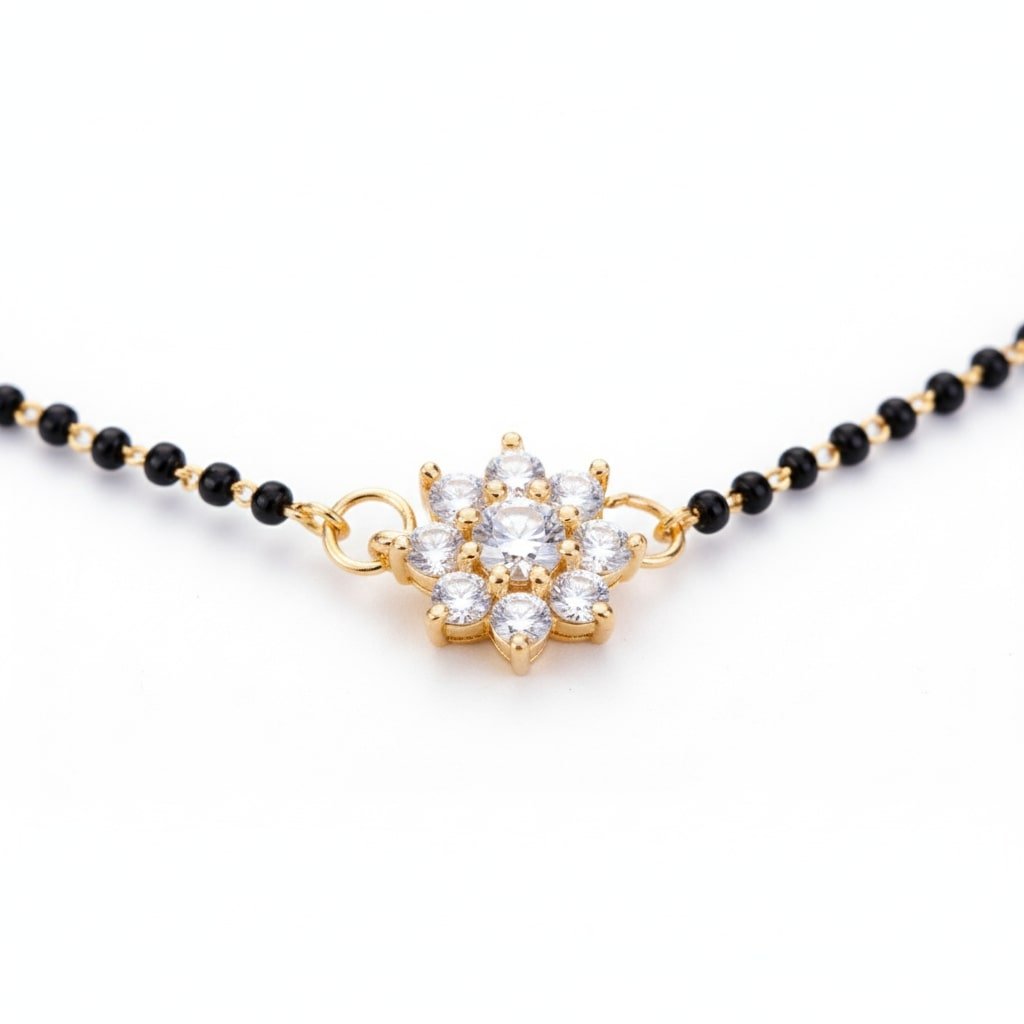 Golden Radiance Mangalsutra - Opal Touch