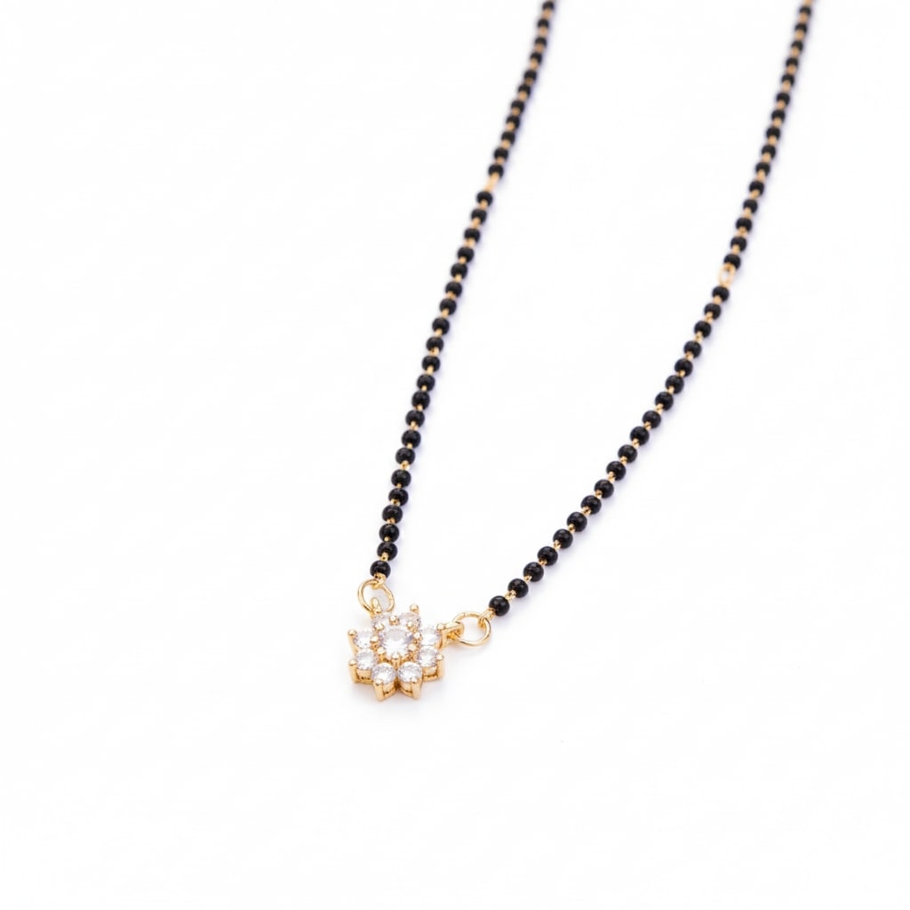 Golden Radiance Mangalsutra - Opal Touch