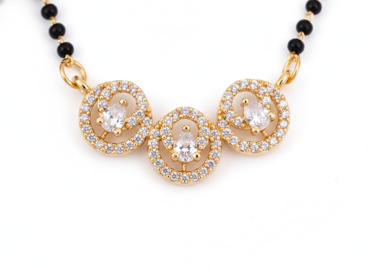 Golden Reverie Mangalsutra - Opal Touch