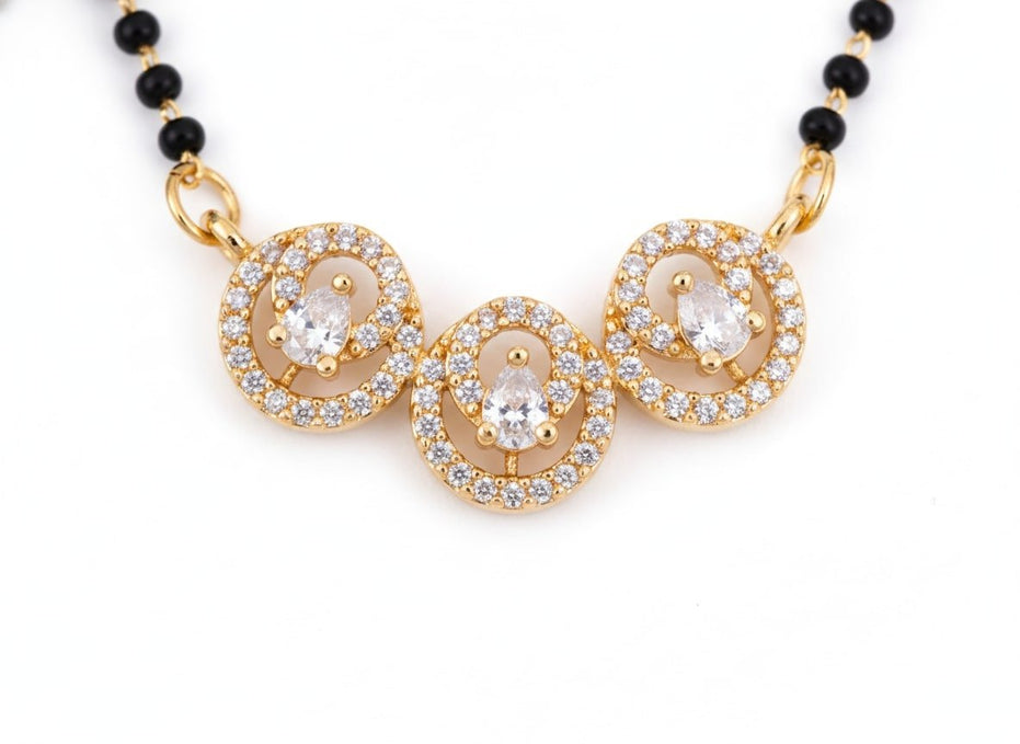 Golden Reverie Mangalsutra - Opal Touch