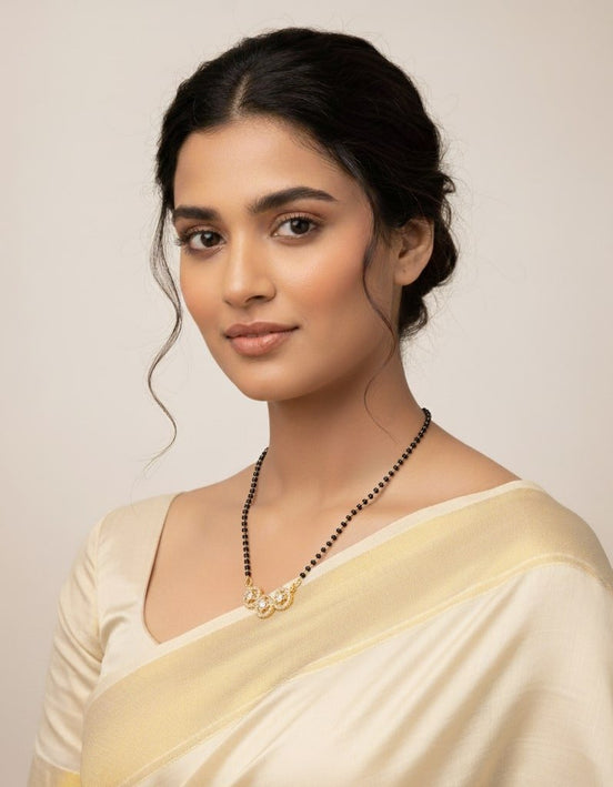 Golden Reverie Mangalsutra - Opal Touch