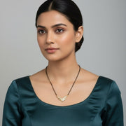 Golden Serenity Mangalsutra - Opal Touch