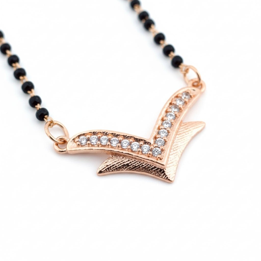 Golden Serenity Mangalsutra - Opal Touch