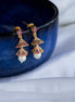 Jhumka - Golden Shine Double Layer Jhumkas - Opal Touch