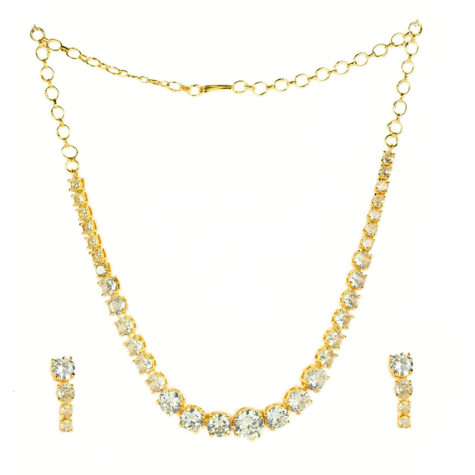 Golden Splendor Necklace - Opal Touch
