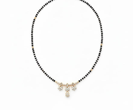 Golden Whispers Mangalsutra - Opal Touch