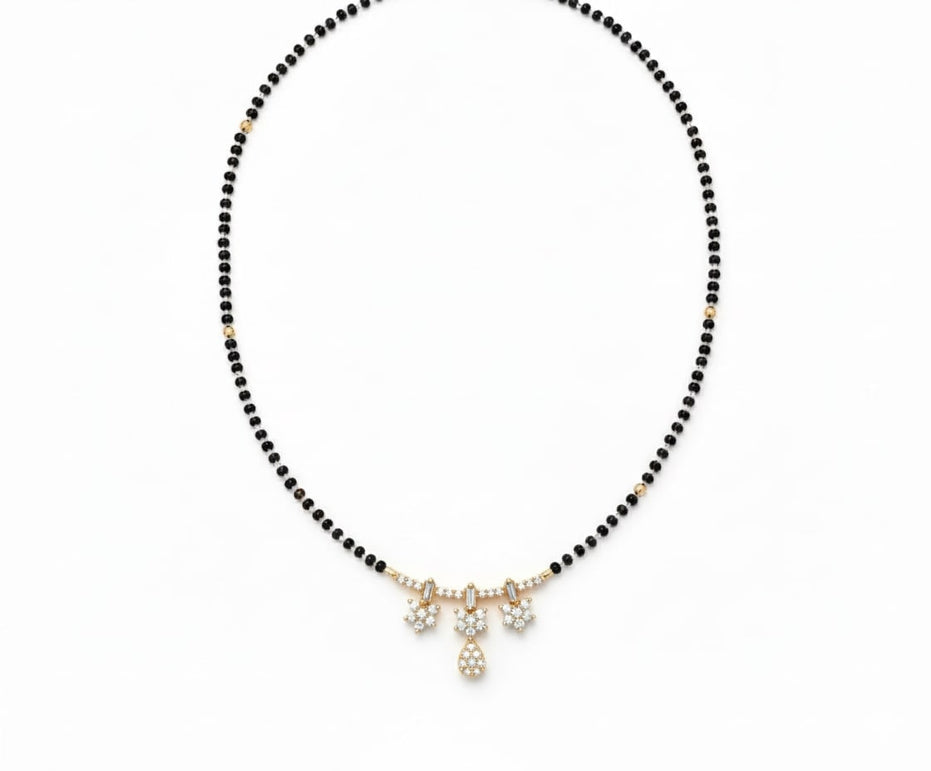 Golden Whispers Mangalsutra - Opal Touch