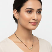 Golden Whispers Mangalsutra - Opal Touch