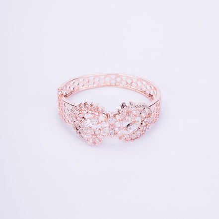 Opal Touch - Graceful Flower Kada Bracelet - Bracelet