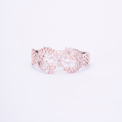 Opal Touch - Graceful Flower Kada Bracelet - Bracelet