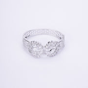 Opal Touch - Graceful Flower Kada Bracelet - Bracelet