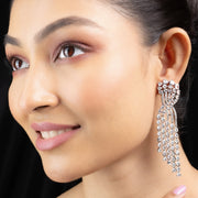 Graceful Green - White Earrings - Opal Touch