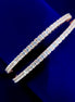 Opal Touch - Graceful White Rose Gold Bangles (Pack of 2) - Bangles