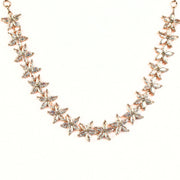Graceful White Rose Necklace - Opal Touch