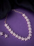 Opal Touch - Graceful White Rose Necklace - Necklace