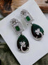 Opal Touch - Green Enchantment Earrings - Earrings