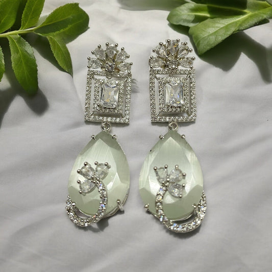 Opal Touch - Green Enchantment Earrings - Earrings