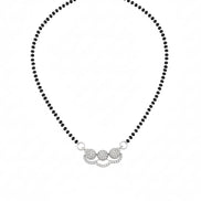 Harmony Trail Rhodium Mangalsutra - Opal Touch