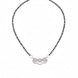 Harmony Trail Rhodium Mangalsutra - Opal Touch