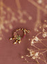Nose Pin - Imperial Bird - shaped Gold Plated Screw Nose Pin - Opal Touch