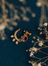 Nose Pin - Imperial Bird - shaped Gold Plated Screw Nose Pin - Opal Touch