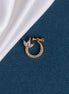 Nose Pin - Imperial Floral Gold Plated Screw Nose Pin - Opal Touch