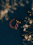 Nose Pin - Imperial Gold Plated Screw Nose Pin - Opal Touch