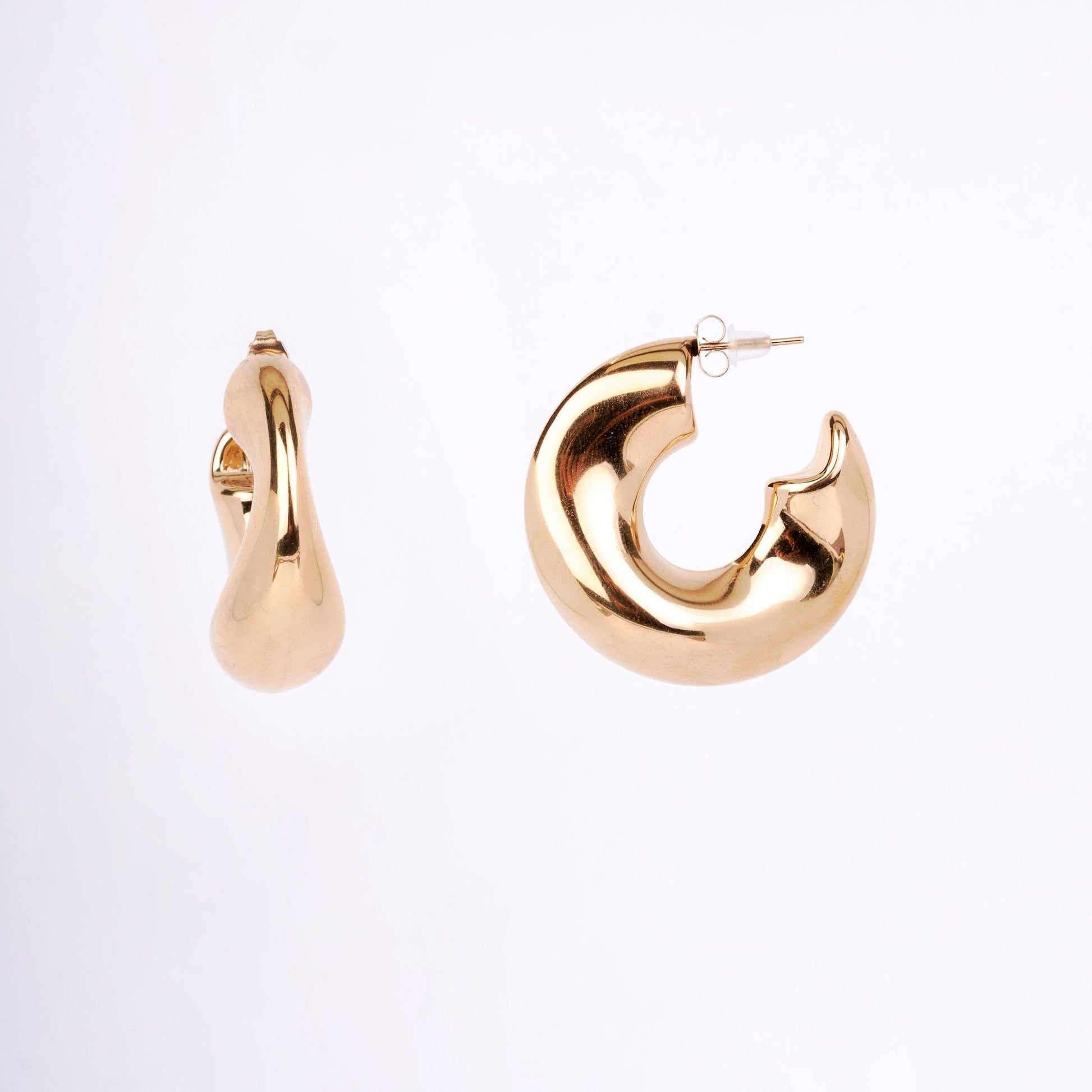 Studs - Imperial Gold Plated Studs - Opal Touch