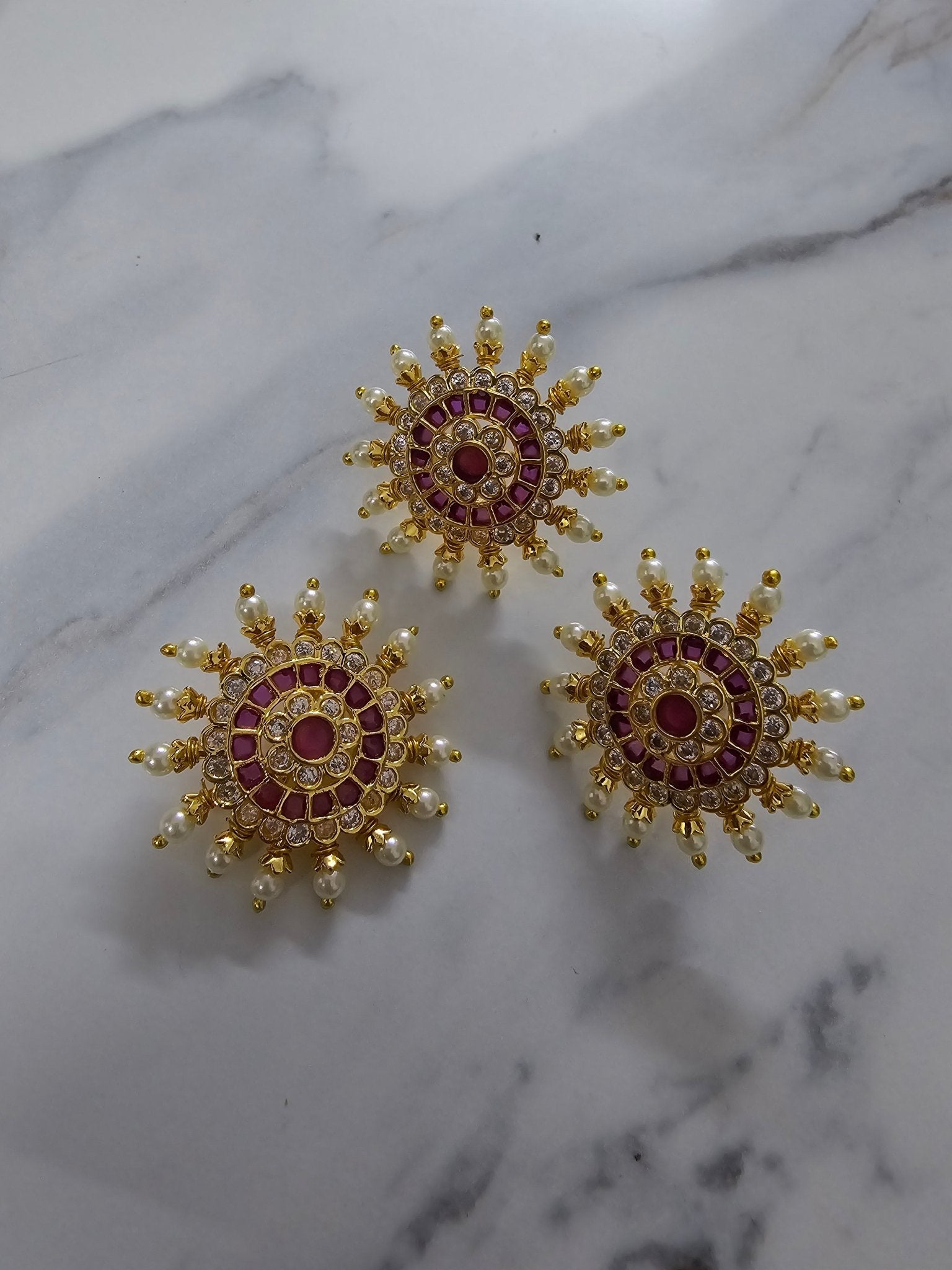 Locket Set - Imperial Radiance Golden Locket Set - Opal Touch