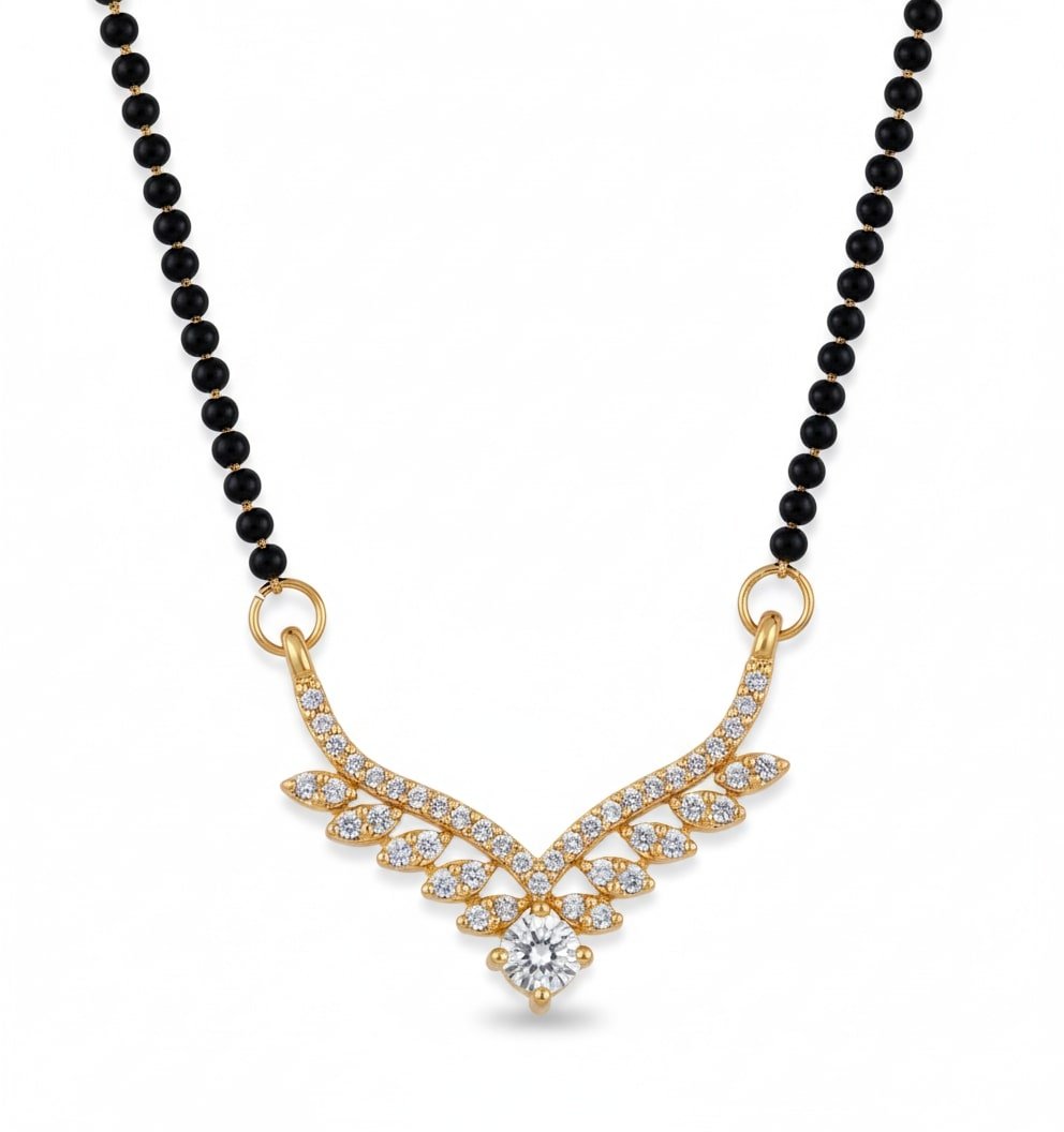 Imperial Sunbeam Mangalsutra - Opal Touch