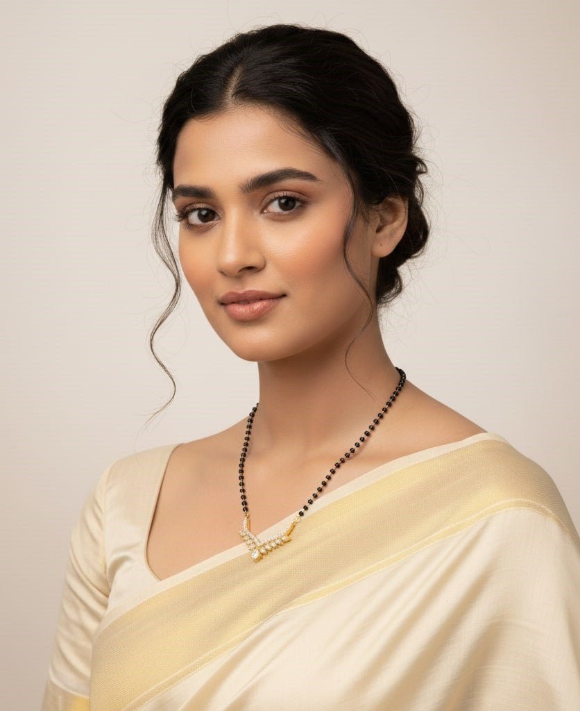 Imperial Sunbeam Mangalsutra - Opal Touch
