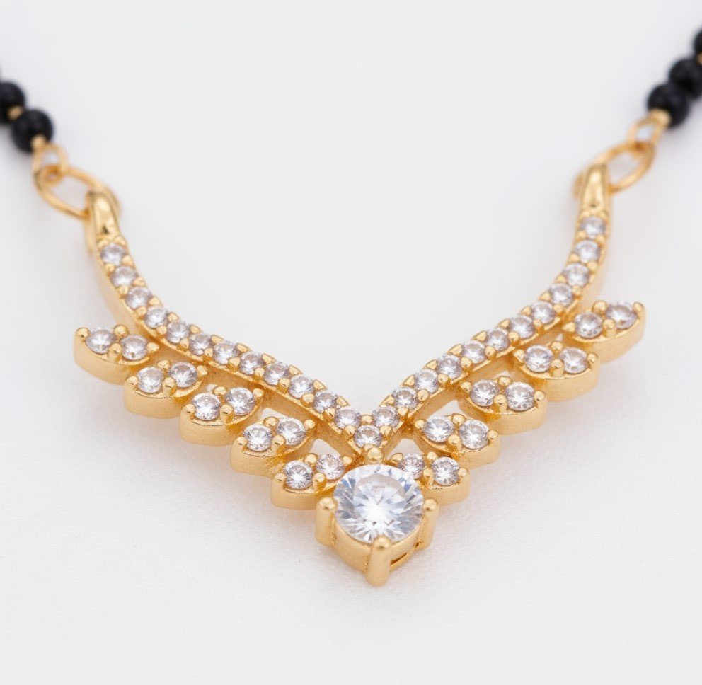 Imperial Sunbeam Mangalsutra - Opal Touch