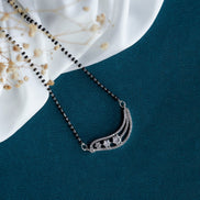 Mangalsutra - Infinity Gleam Rhodium Mangalsutra - Opal Touch