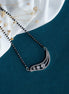 Mangalsutra - Infinity Gleam Rhodium Mangalsutra - Opal Touch