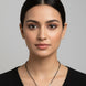 Infinity Gleam Rhodium Mangalsutra - Opal Touch