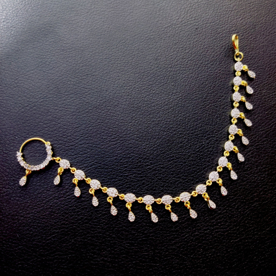 Opal Touch - Ivory Elegance Nose Pin - Nose Pin