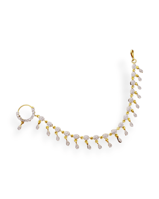 Opal Touch - Ivory Elegance Nose Pin - Nose Pin