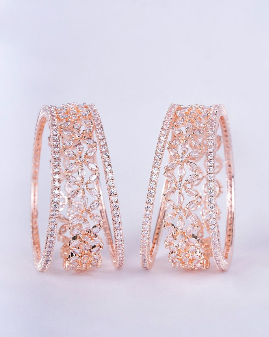Opal Touch - Ivory Enchantment Bangles (Pack of 6) - Bangles