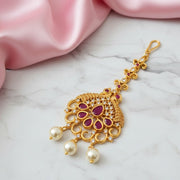 Ivory Lace Matte Plated Tika - Opal Touch